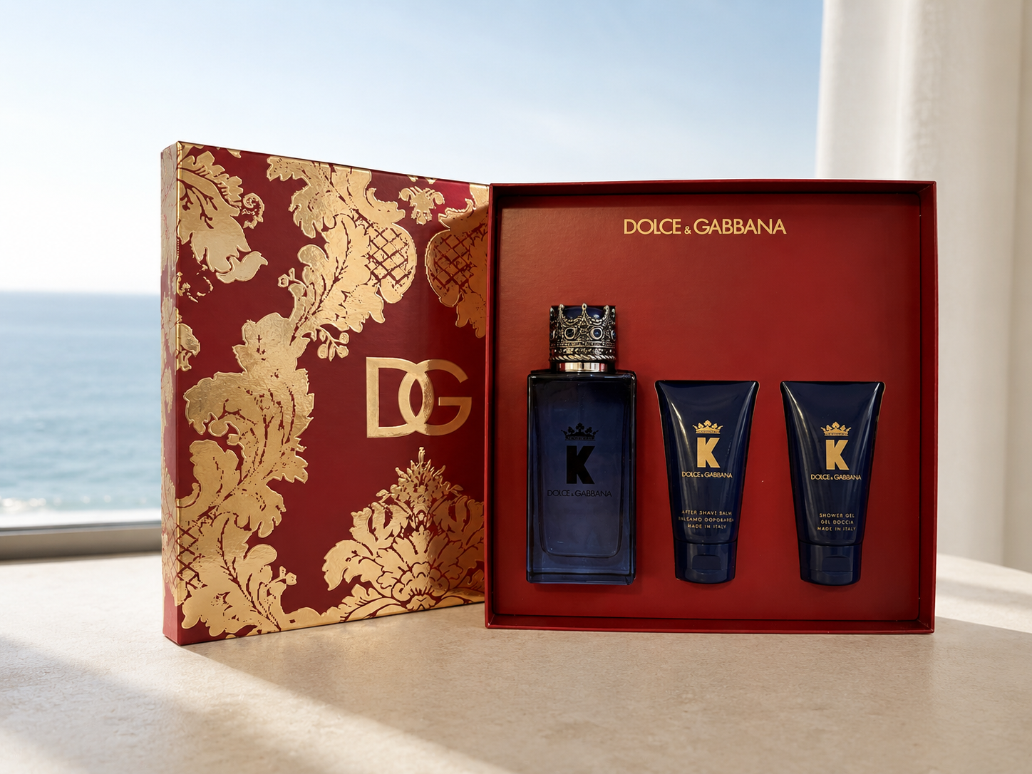 Dolce _ Gabbana (K) 3-Piece Set 3.3oz Men EDP Spray Dolce & Gabbana (K) 3-Piece Set 3.3oz Men EDP Spray - Image 1